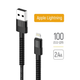 Кабель USB Lightning ColorWay CW-CBUL063-BK 2,4A 1м чорний - изображение 1
