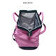 Сумка спортивна для занять фітнесом DERBY FitnessBag дорожня сумка-саквояж ручна поклажа 40 30 20 в літак лоукост рожева - зображення 4