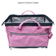 Сумка спортивна для занять фітнесом DERBY FitnessBag дорожня сумка-саквояж ручна поклажа 40 30 20 в літак лоукост рожева - зображення 5