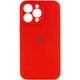 Чохол Silicone Premium case з захистом камери для iPhone 16 Pro Max Full Camera Protective red 2281 - изображение 1