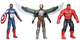 Фігурка Hasbro Marvel Marvel Titan Heroes: Captain America Brave New World Marvel's Falcon/Captain America/Red Hulk 30 см F9295 (5010996209764) - зображення 3