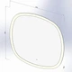 Дзеркало у ванну DEVIT Ovale 80x80см із підсвіткою сенсорне увімкнення антизапотівання овальне 4408080 - зображення 3