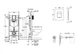 Инсталляция для унитаза GROHE Rapid SL с кнопкой хром глянец 388400WG1 - изображение 2