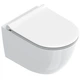 Унітаз підвісний безобідковий білий CATALANO Sfera із сидінням з мікроліфтом 0511500001_0551200001 - зображення 1