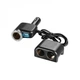Разветвитель прикуривателя для авто на 3 гнезда Olesson 1526 |USB, 12V-24V, подсветка| Black - изображение 3