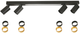 Lampa sufitowa Light Prestige Perugia LP-0703/4C BK - obraz 3