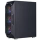 Корпус 1stPlayer X6-BK-4F1 Black без БП - изображение 6