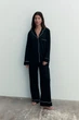 Сорочка піжамна H&M 270998802 L Чорний/Білий - изображение 2