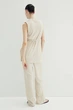 Штани для вагітних H&M 271232020_pants L Кремовий - изображение 3