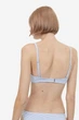 Ліф купальний H&M 270963684_whiteblue 75B Блакитний/Білий - изображение 5