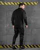 Тактический летний костюм Рип-стоп липучки под шевроны Combat Force Black XXL - изображение 3