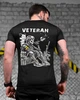 Тактична футболка Veteran Black з матеріалу Coolmax потовідвідна та принтом DTF XXL - зображення 1