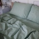 Простынь на резинке MirSon Royal Soft Stripe 30-0031 Jesse 180x200 см (2200011308449) - изображение 4