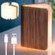 Настольный аккумуляторный светодиодный ночник лампа книга с зарядкой от USB магнитами для крепления 10х9х2,2 см (480409-Prob) - изображение 2