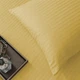 Простынь на резинке MirSon Royal Soft Stripe 30-0003 Intense Yellow 80x190 см (2200011304014) - изображение 3