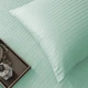Простынь на резинке MirSon Royal Soft Stripe 30-0013 Azure 160x200 см (2200011304526) - изображение 3
