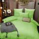 Простынь на резинке MirSon Royal Soft Stripe 30-0016 Light Green 150x190 см (2200011304885) - изображение 1