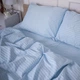 Простынь на резинке MirSon Royal Soft Stripe 30-0028 Amberly 70x190 см (2200011307077) - изображение 3