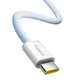 Кабель Type-C на Type-C Baseus Dynamic 4 Series Fast Charging Data Cable (2m, 100W, 5A, 480 Mbps). Blue - зображення 2