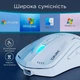 Бездротова миша Onikuma CW917, RGB підсвічування, White - зображення 7