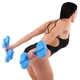 Гантелі для аквааеробіки та аквафітнесу Аква гантелі для басейну Wave Aqua Dumbbells 082503-1 Blue - зображення 10