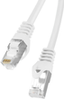 Patchcord Lanberg Patchcord Cat 5e FTP 0.25 m White (PCF5-10CC-0025-W) - obraz 1