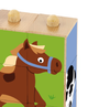 Kostki - puzzle drzewniane Viga Farma 50833 (6934510508333) - obraz 3