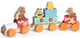 Іграшка Chicco My Wood Friends Дерев'яний потяг з вагончиками та фігурками (8058664177813) - зображення 2
