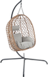 Huśtawka Cocoon HOMLA Nido 104x106x184 cm Beżowa - obraz 1