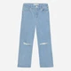 Детские широкие джинсы для девочки Calvin Klein 163559182 134 см Синие (1159834742) - изображение 1