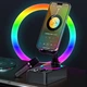 Портативная колонка с держателем телефона и беспроводным микрофоном Winso W18-Bluetooth Черный - изображение 5