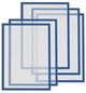 Рамки магнітні A4 сині Magnetofix Frame Blue Set - изображение 2