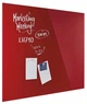 Дошка магнітно-маркерна 1200x900 червона Magnetoplan Glassboard-Red - изображение 7