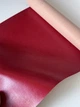 Переплетный кожзам красный глянцевый 25*35 см - изображение 4