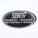 Эмблема алюминиевая SUBARU STI (Subaru tecnica international) (чёрный) 8,5*4,2 см - изображение 3