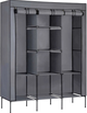 Шафа тканинна Massido 45 x 130 x 175 см графітова (5908220477150) - зображення 2