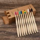 Бамбукові зубні щітки Natural Bamboo Toothbrush 10 штук в наборі - зображення 2