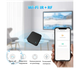 Розумний Wi-Fi пульт дистанційного керування RF та IR 433/315МГц Tuya Smart Квадратний — Колір Чорний - зображення 2