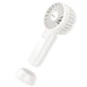 Вентилятор портативний HOCO HX60 Nimble portable handheld fan, 36dB, 1200mAh, 2.8-6.5h, White - зображення 3