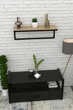 Настінна полиця Ліра в стилі лофт EcoLoft DSP-1202 Дуб Аппалачі - зображення 2