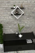 Настенная полка Аркета в стиле лофт EcoLoft DSP-1205 Венге - изображение 2