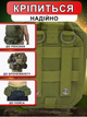 Тактическая аптечка оливковая с отрывной платформой 20×15×10 см крепление MOLLE водозащита - изображение 6