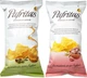 Набор картофельных чипсов Pafritas с морской солью 140 г + с чесноком 140 г (0.28 кг) (1021001115417) - изображение 1