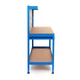 Стол рабочий Kraft&Dele KD640 1200x600x12 мм с ящиком и 12 крючками - изображение 9