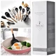 Набір кухонного приладдя 12 предметів Kitchen Set Чорний - зображення 2