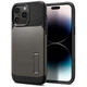 Чeхол-накладка Spigen Slim Armor with MagFit для Apple iPhone 14 Pro Max Gunmetal (ACS04646) - изображение 3