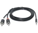 Готовый аудио кабель miniJack 3,5 Stereo — 2xRCA REAL-EL Audio Pro Series 1.8m - изображение 1