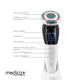 Набір портативної дарсонвалі Medica+ Darsoline 7.0 + Мікрострумовий RF Lifting Масажер для обличчя Skin Lifting 7.0 White - зображення 8