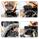 Велобаул 3-в-1 Rhinowalk E20655 70 л, синій - изображение 8