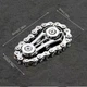 Металлический фиджет-спинер игрушка велосипедная цепь Antistress Chain Spinner, серебряный - изображение 3